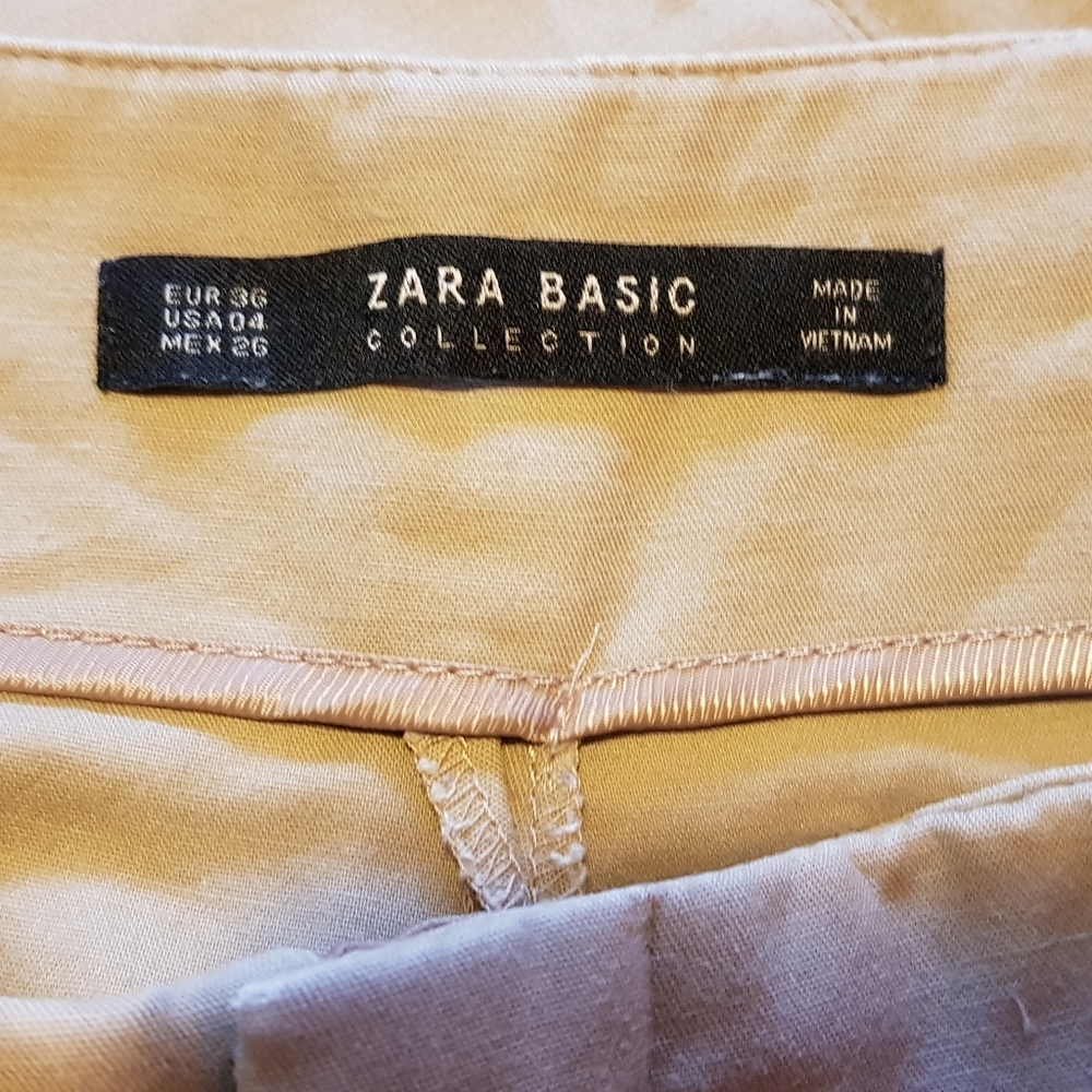 Zara Basic pants camel size 8/36 - Picture 2 of 9